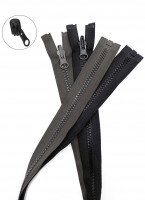 Молния трактор Т8 1 замок у/з бегунок перекидной LOGO 85см в Калининграде