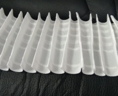 Шторная тесьма 100мм №1090 Т матовая равномерная 2 нитки (кор.18 шт по 50 метр)