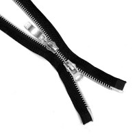 Молния металл никель Т-8 2 замка Разъемная 65см в Калининграде