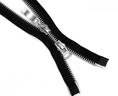 Молния металл Т-8 2 замка 85см (100шт) никель