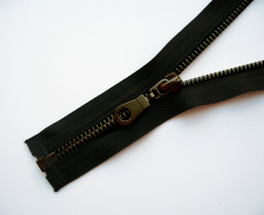 Молния металл Т-8 1 замок 80см (100шт) оксид