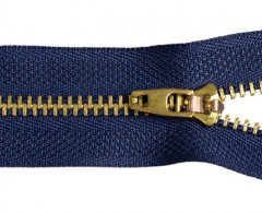 Молния металл джинсовая Т-4 20см (100шт) латунь