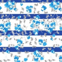 Полотно трикотажное Кулирка 30/1 набивная в рулоне  в Калининграде