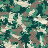 Полотно трикотажное Кулирка 30/1 набивная в рулоне  в Калининграде