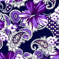 Полотно трикотажное Кулирка 30/1 набивная в рулоне  в Калининграде